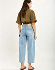 Toxik3 balloon jean pants Lyocell stud details