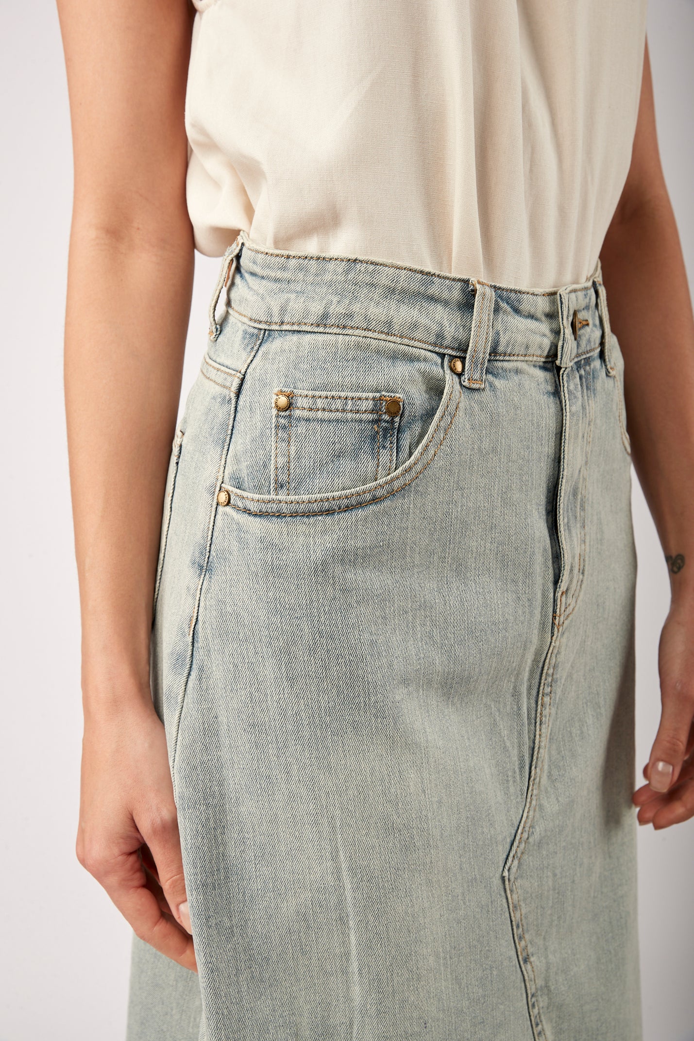 Jean split - Naty skirt