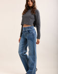 Toxik3 high-rise pull-on stretch jogger jeans