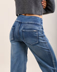 Toxik3 high-rise pull-on stretch jogger jeans
