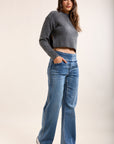 Toxik3 high-rise pull-on stretch jogger jeans