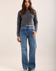 Toxik3 high-rise pull-on stretch jogger jeans