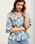 Toxik3 floral printed shirt