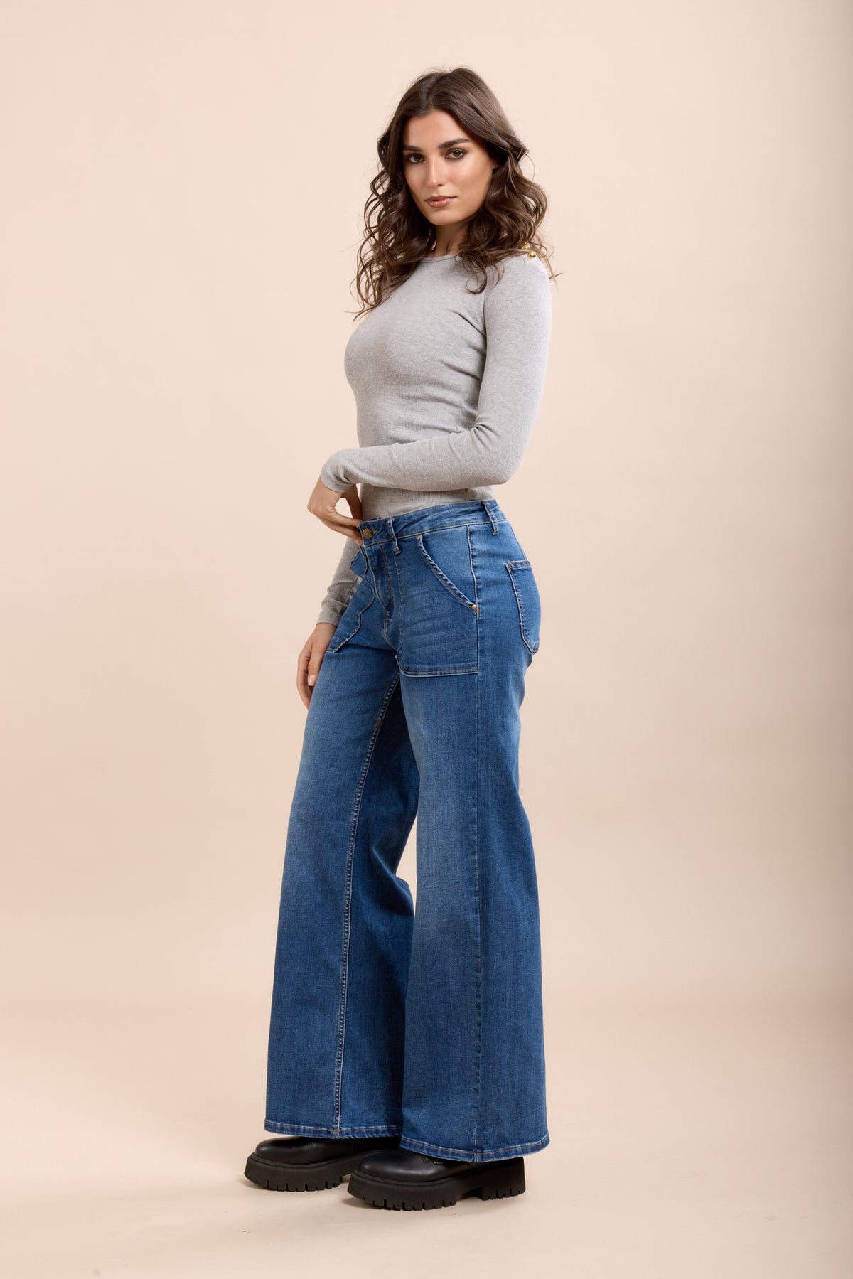 Toxik3 Jean Wide Stretch with large pockets
