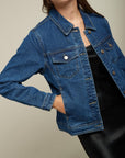 Toxik3 short jacket adjusted in stretch jeans