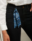 Toxik3 slim jeans with cuffs and scarf