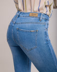 Toxik3 Jean Flare Stretch Bicolor