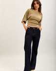 Toxik3 wide stretch denim pants with carpenter pockets