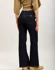 Toxik3 wide stretch denim pants with carpenter pockets