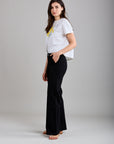 Toxik3 stretch flare jeans met grote zakken