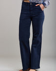 Toxik3 stretch flare jeans met grote zakken