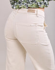 Toxik3 stretch flare jeans with big pockets