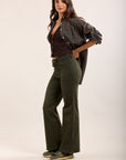 Toxik3 stretch flare jeans with big pockets
