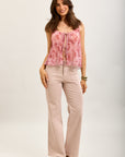 Toxik3 wide stretch denim pants with carpenter pockets