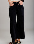 Toxik3 wide cropped high waisted jeans