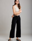 Toxik3 wide cropped high waisted jeans
