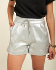 Short enduit chromé - Zaac - TOXIK3
