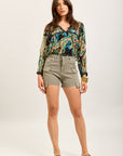 Toxik3 Cargo-Jeansshorts