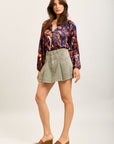Toxik3 falda corta tenis denim
