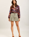 Toxik3 falda corta tenis denim