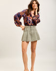 Toxik3 falda corta tenis denim