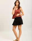 Toxik3 falda corta tenis denim