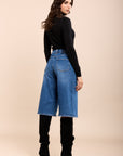 Toxik3 bermuda en jean wide denim stretch