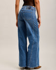 Toxik3 wide stretch jeans with cutouts