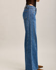 Toxik3 wide stretch jeans with cutouts