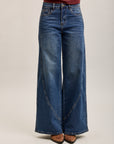 Toxik3 wide stretch jeans with cutouts