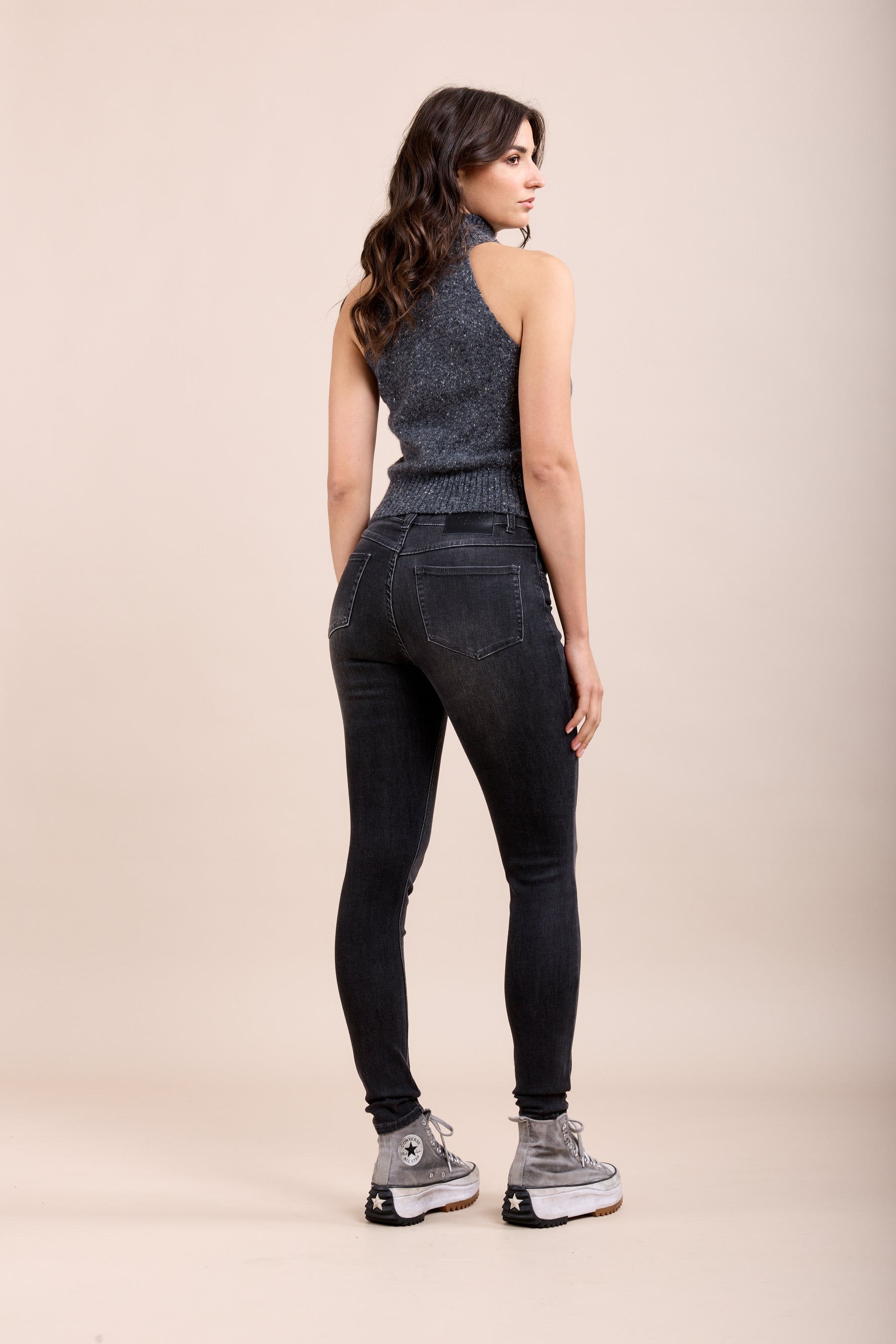 Toxik3 black skinny stretch jean pants