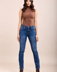 Toxik3 pantalon jean stretch slim jacron coeur