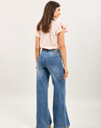 Toxik3 pantalon wide en jean stretch