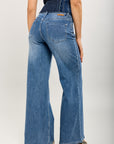 Toxik3 pantalon jean stretch wide bleu