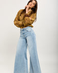 Toxik3 pantalones vaqueros extra anchos elásticos Vaqueros azules