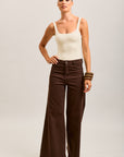Toxik3 extra wide brown stretch jean pants