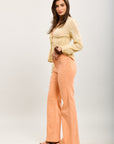Toxik3 bootcut pants in stretch denim with rhinestone pocket details