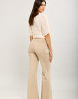 Toxik3 bootcut pants in stretch denim with rhinestone pocket details