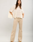 Toxik3 bootcut pants in stretch denim with rhinestone pocket details