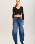 Toxik3 studded stretch denim balloon jean pants
