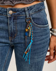 Toxik3 pantalon jean bootcut denim stretch ourlet brodé