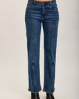 Toxik3 pantalon jean droit denim stretch fente ajustable