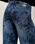 Toxik3 bestickte Ballon-Jeanshose aus Stretch-Denim