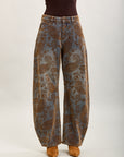 Toxik3 bestickte Ballon-Jeanshose aus Stretch-Denim