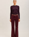 Toxik3 pantalon jean bootcut velour