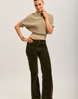 Toxik3 pantalon jean bootcut velour