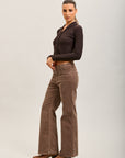 Toxik3 pantalon jean bootcut velour