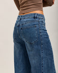 Toxik3 pantalon jean extra-wide Lyocell strass