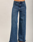 Toxik3 pantalon jean extra-wide Lyocell strass
