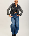 Bi-material jacket - Coco